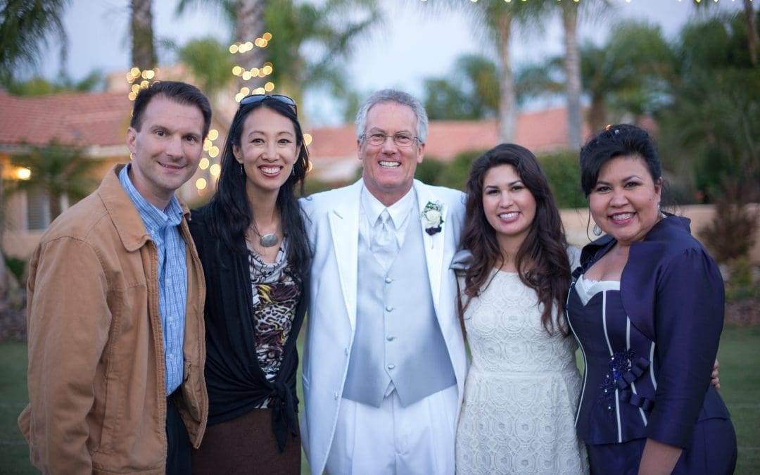 Happy Husband Celebrates 25 Years of Marriage