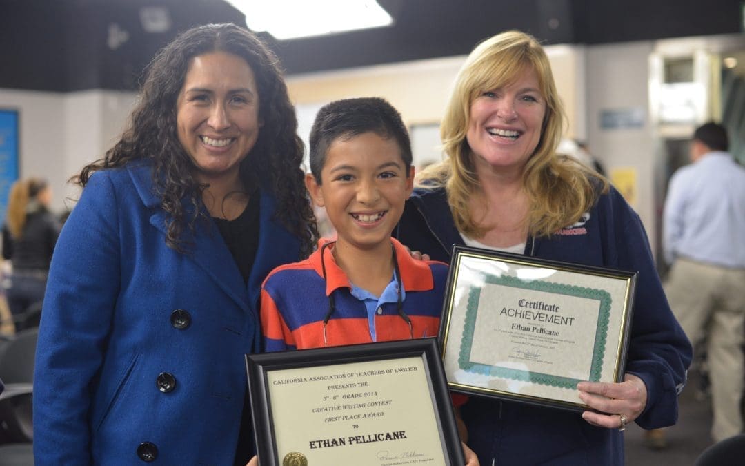 My Young Writer:  Ethan’s Winning California Essay